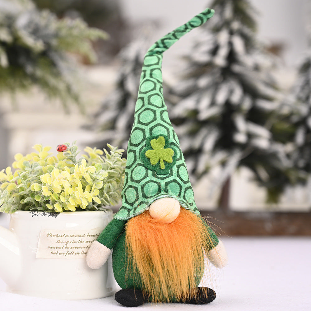 St. Patrick's Day Gnome Tabletop Decoration Accent