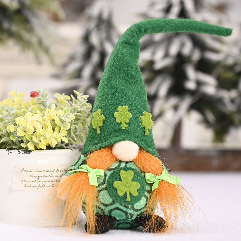 St. Patrick's Day Gnome Tabletop Decoration Accent