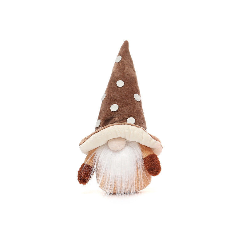 Christmas Gnome Decorations – Cozy Velvet Mantel Pair