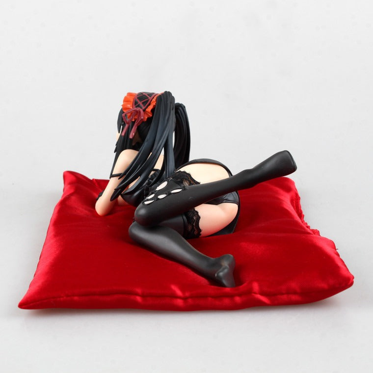 Kurumi Tokisaki Anime Figure With Red Cushion Base