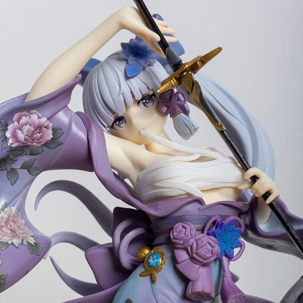 Kamisato Ayaka Anime Display Figure With Water Effects