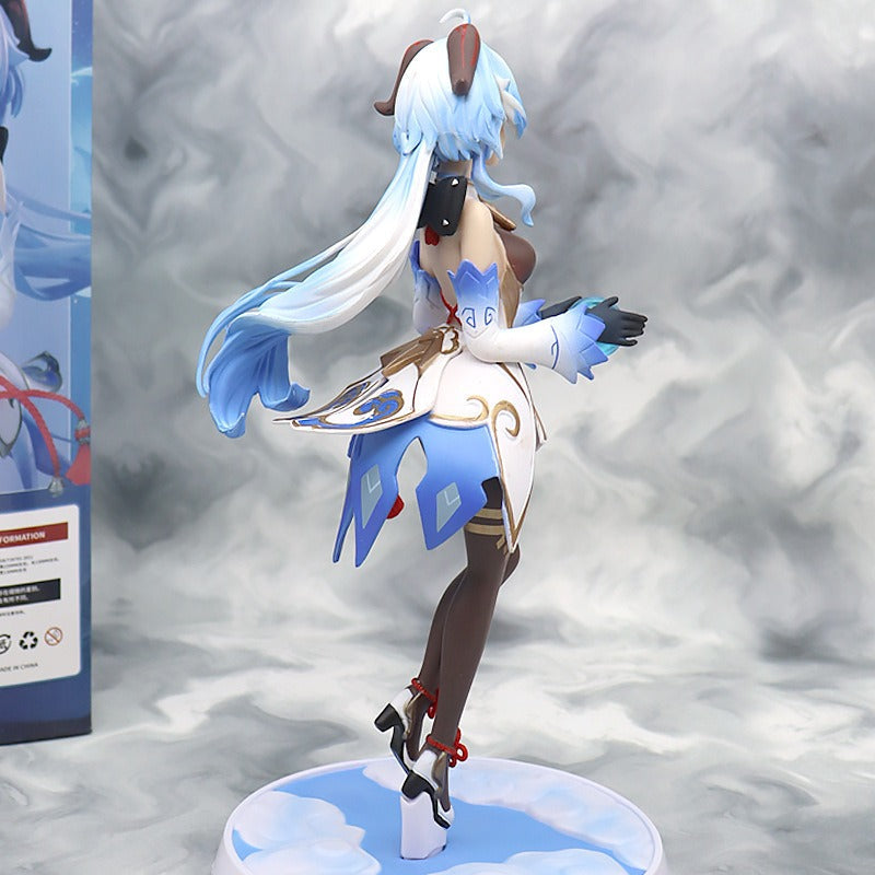 Ganyu Anime Figure Collectible with Moonlit Display Base