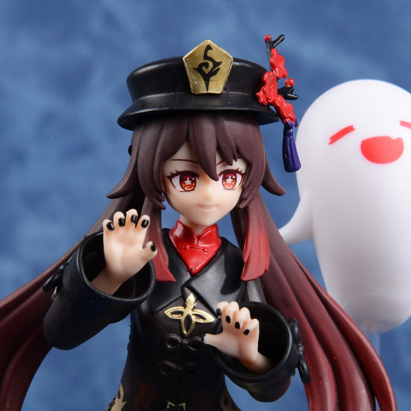 Hu Tao Display Figure With Ghost Companions for Shelves