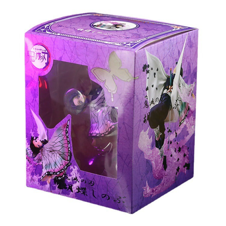 Anime Butterfly Ninja Figure for Dynamic Shelf Display