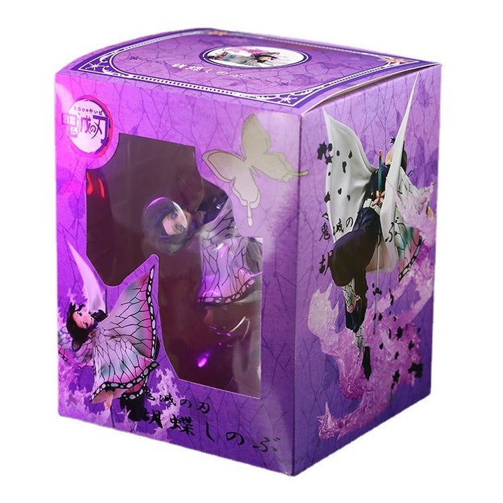 Anime Butterfly Ninja Figure for Dynamic Shelf Display