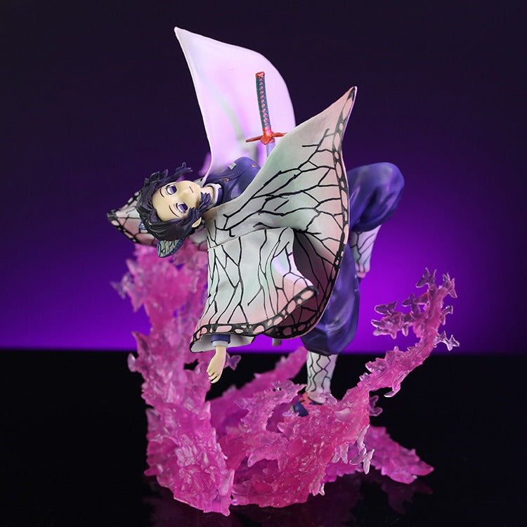 Anime Butterfly Ninja Figure for Dynamic Shelf Display