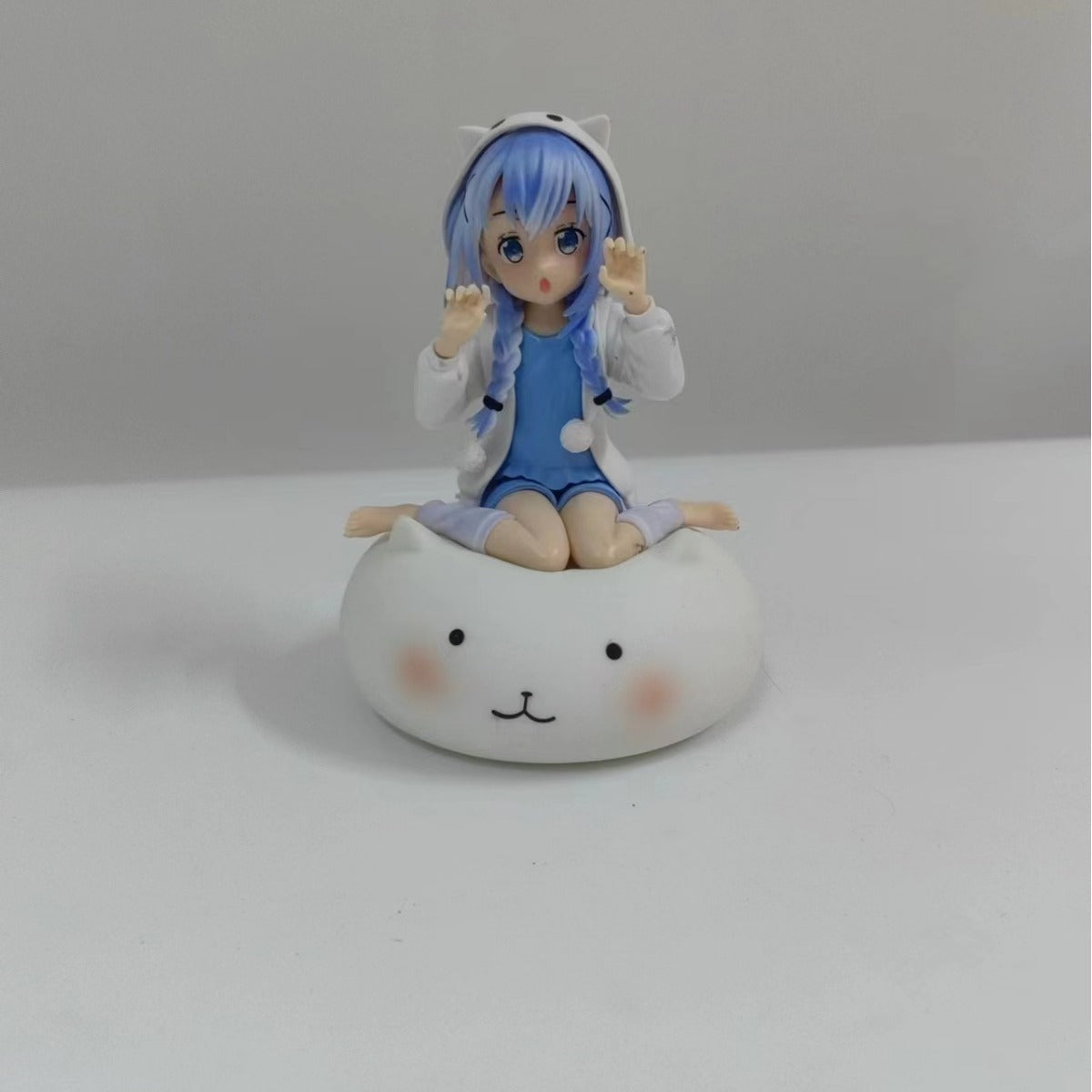 Anime Rabbit Base Collectible Figure for Pastel Displays