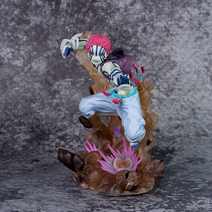 Anime Display Statue With Dramatic Fantasy Action Diorama