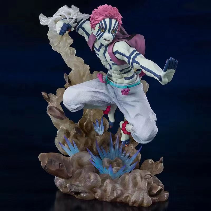 Anime Display Statue With Dramatic Fantasy Action Diorama