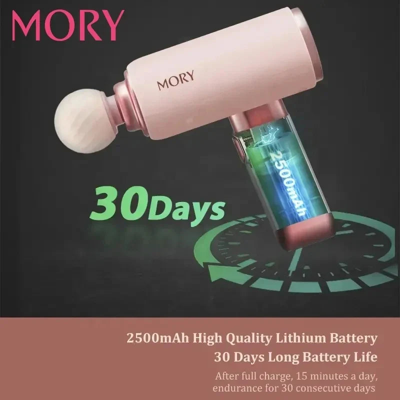 Percussion Massage Gun with 30-Day Battery for Recovery