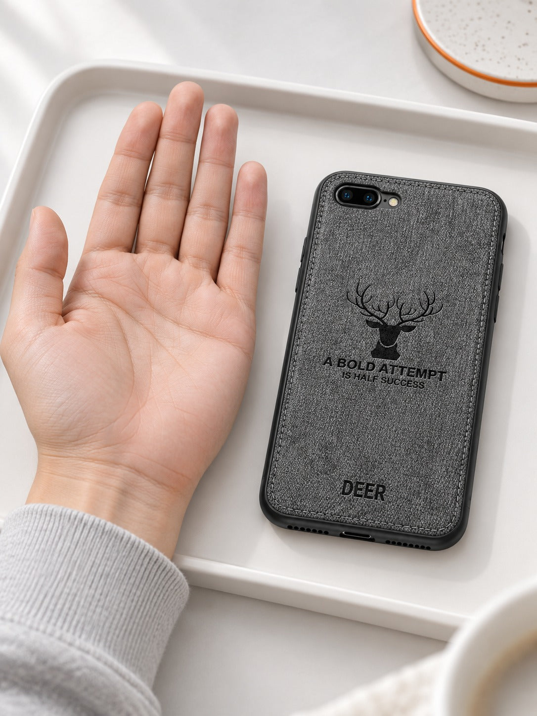 Fabric Stag Phone Case for Huawei Honor Soft Silicone