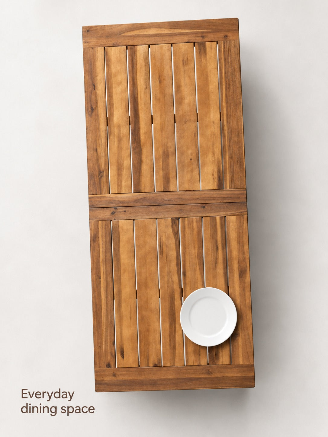 Acacia Wood Dining Table for Indoor and Outdoor Use