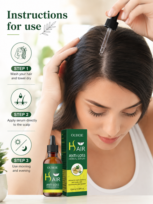Dense Hair Essential Oil — Strengthen & Restore Thinning Strands