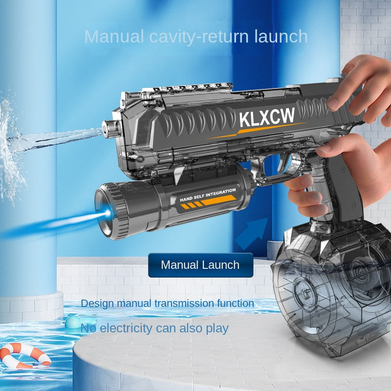 Electric Water Gun With Continuous Burst & Manual Play