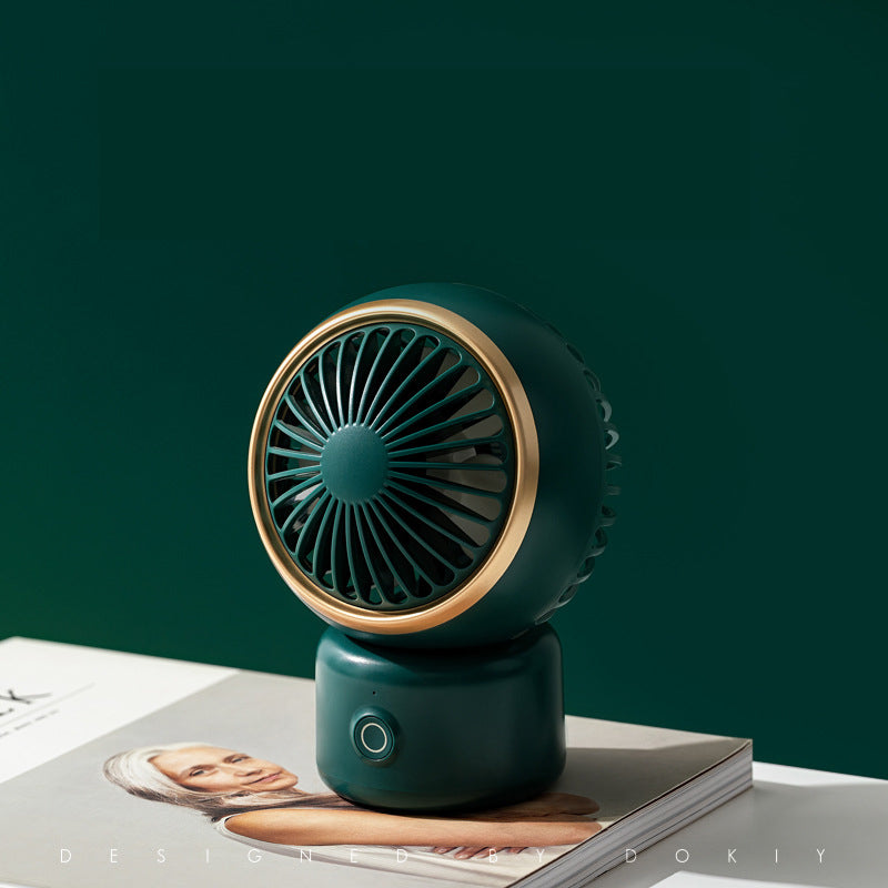 Compact Quiet USB Personal Desktop Fan for Desk Cooling