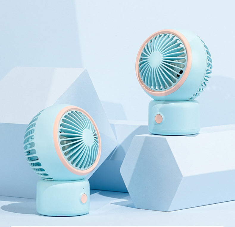 Compact Quiet USB Personal Desktop Fan for Desk Cooling