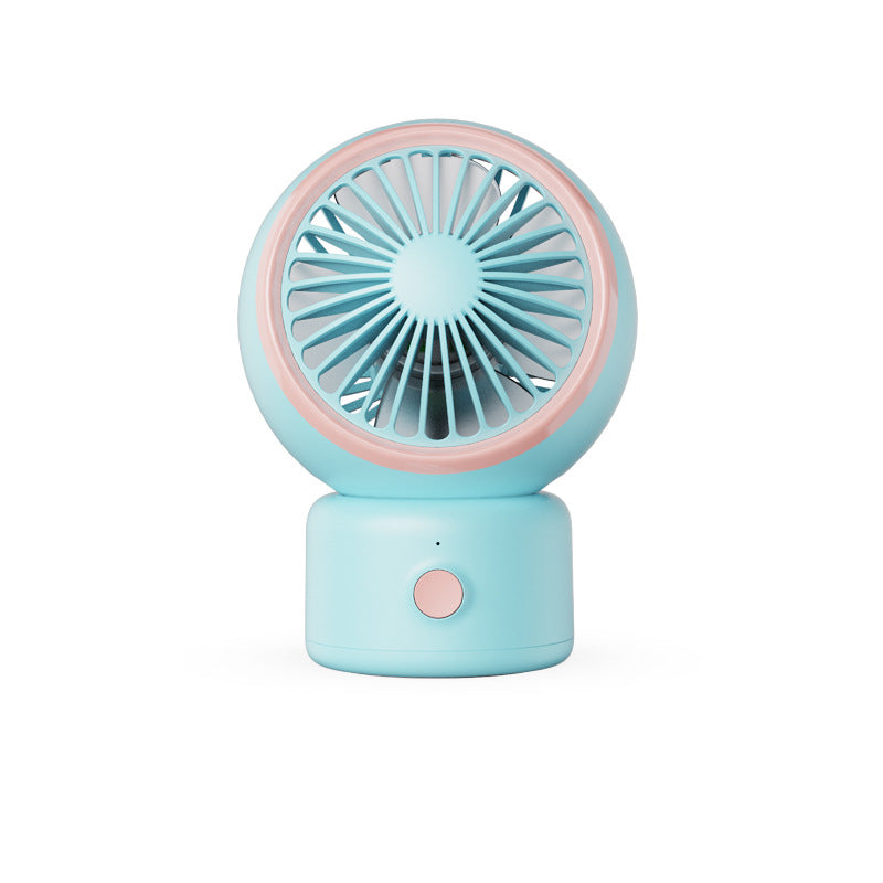 Compact Quiet USB Personal Desktop Fan for Desk Cooling