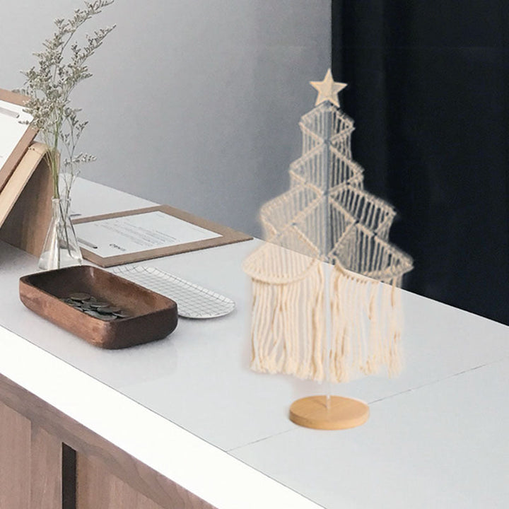 Macramé Christmas Tree Decor for Cozy Small Spaces