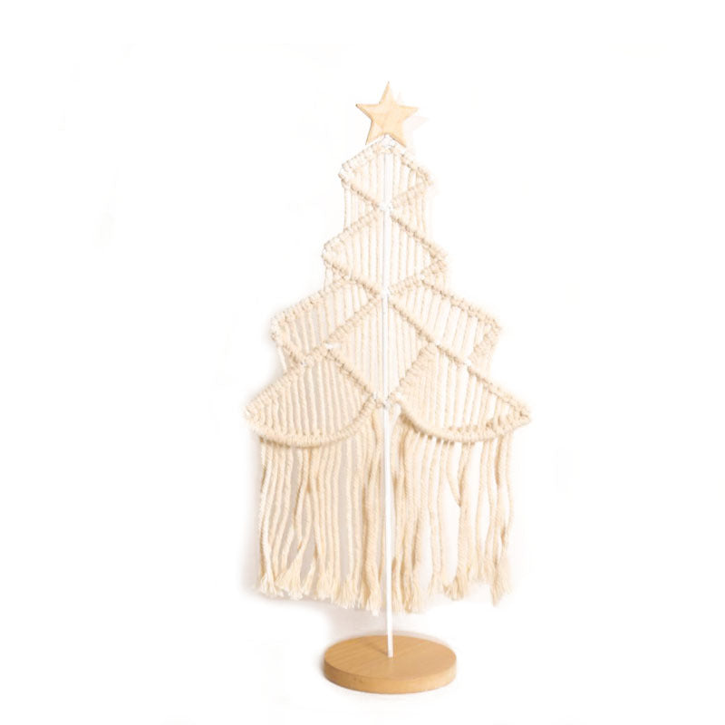 Macramé Christmas Tree Decor for Cozy Small Spaces
