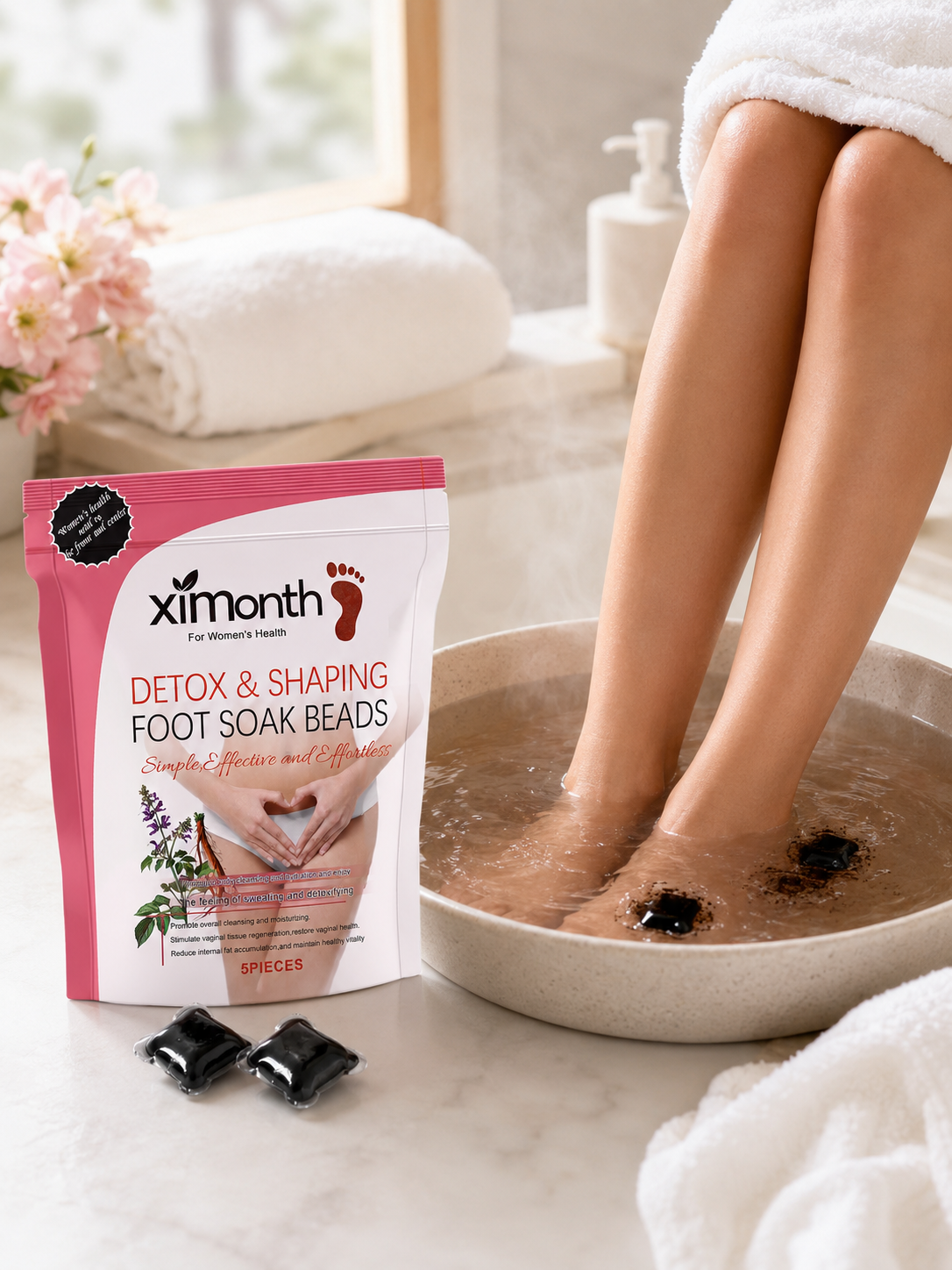 Foot Soak Beads — Multi-Benefit Detox & Intimate Wellness