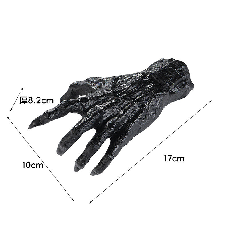 Devil Claw Wall Hook Halloween Gothic Wall Accent Decor