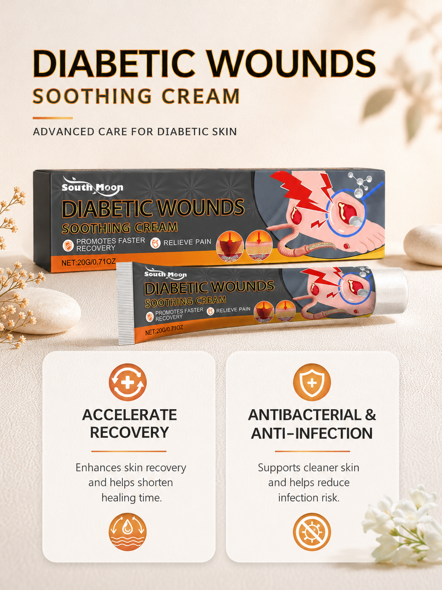 Diabetic Wounds Soothing Cream – Accelerates Healing