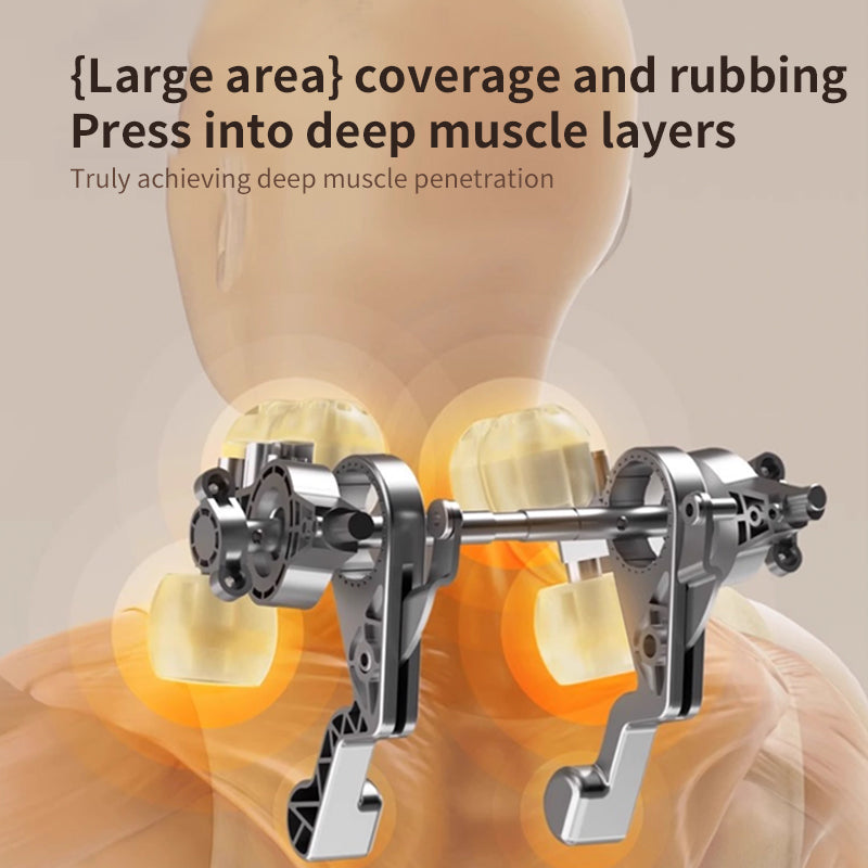 Heated Neck and Shoulder Massager with Deep Kneading