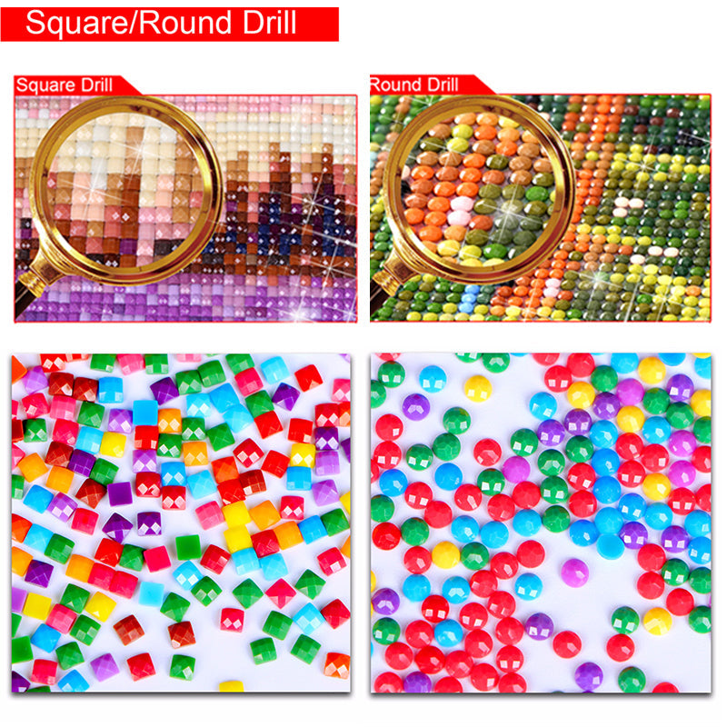 Floral Diamond Painting Kit for Sparkling Wall Art