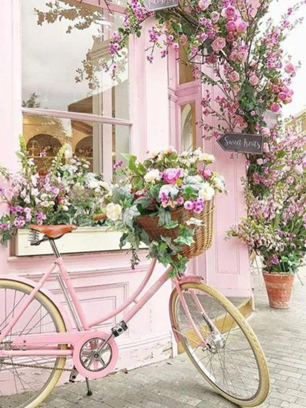 Floral Diamond Painting Kit for Sparkling Wall Art