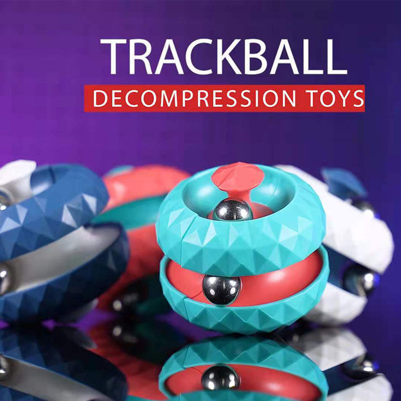 Diamond Trackball Fidget Toy for Stress Relief and Focus