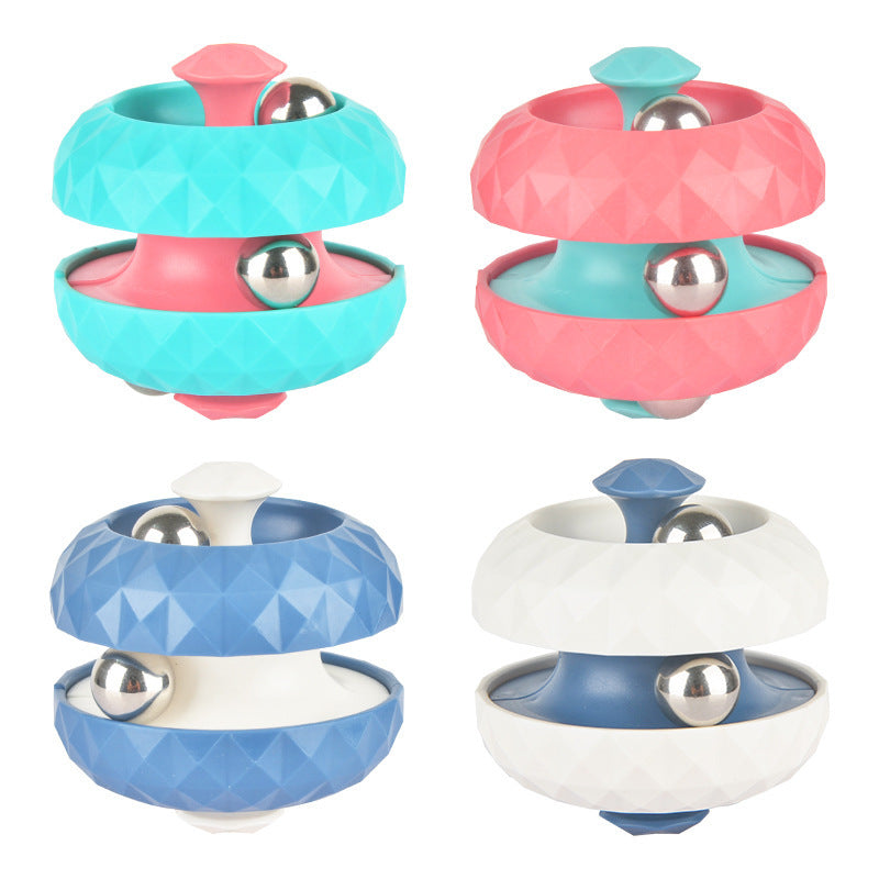 Diamond Trackball Fidget Toy for Stress Relief and Focus