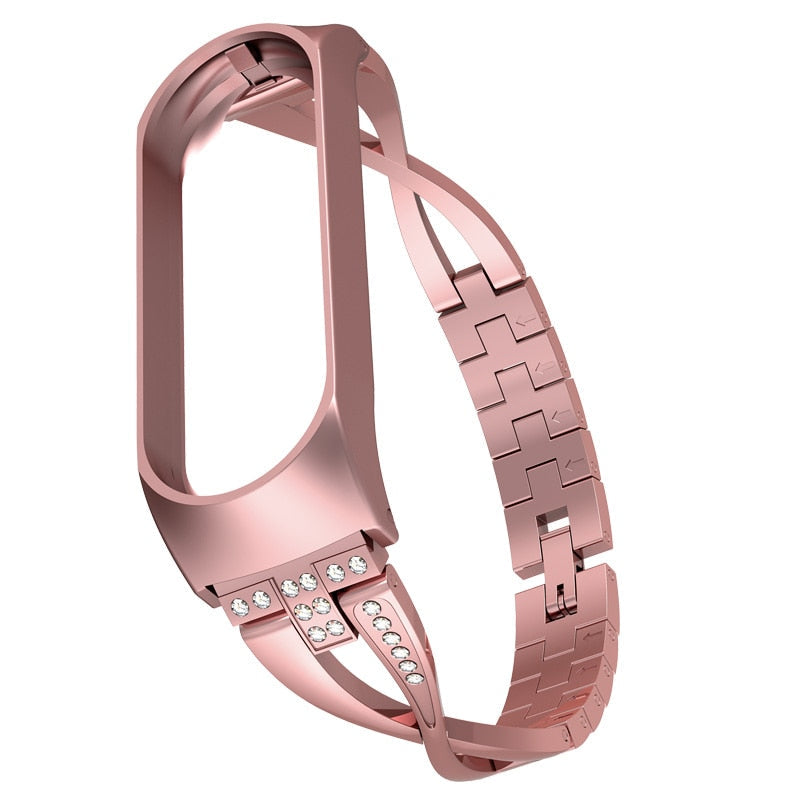Rhinestone Metal Bracelet Strap for Xiaomi Mi Band 5