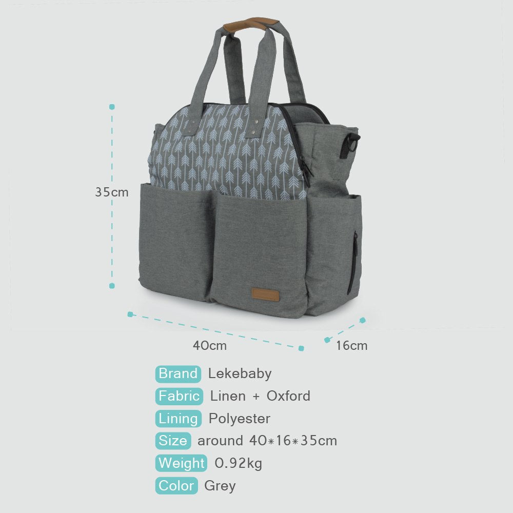 Diaper Bag Backpack With Water-Resistant Organized Storage