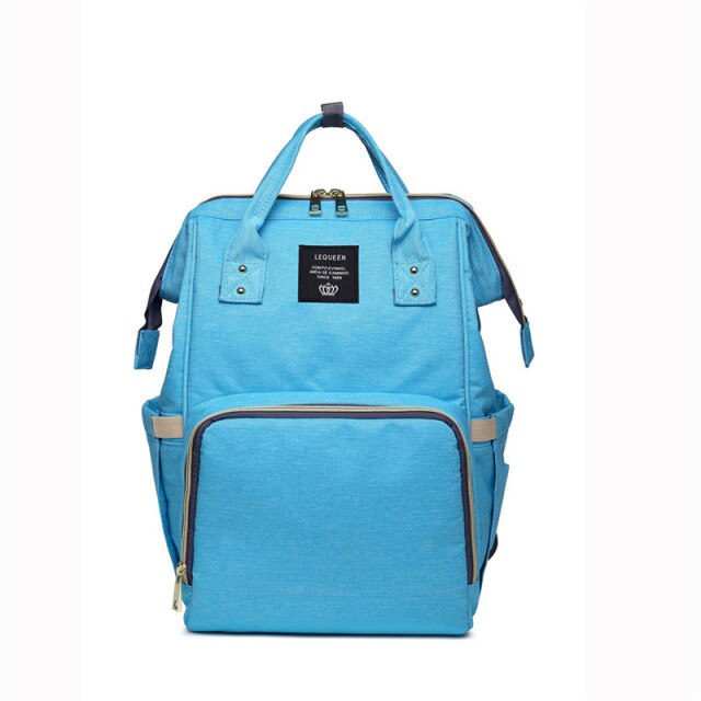 Large-Capacity Diaper Bag Backpack With Bottle Storage