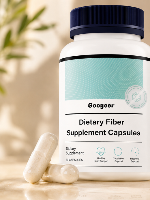 Fiber Supplement Capsules — Heart, Circulation & Detox