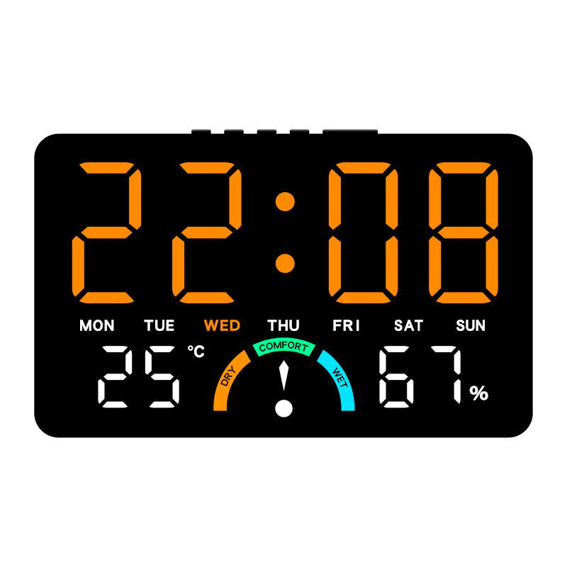 Digital Alarm Clock with Temperature & Humidity Display