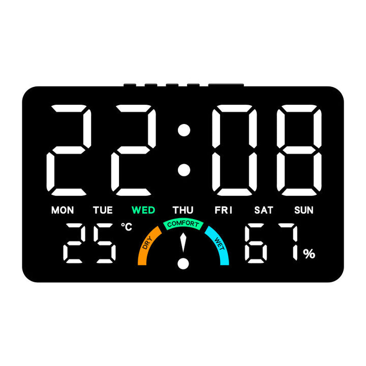 Digital Alarm Clock with Temperature & Humidity Display
