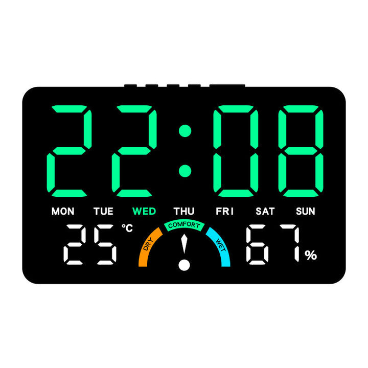 Digital Alarm Clock with Temperature & Humidity Display
