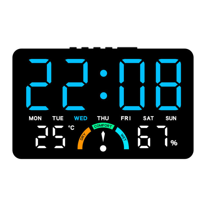Digital Alarm Clock with Temperature & Humidity Display