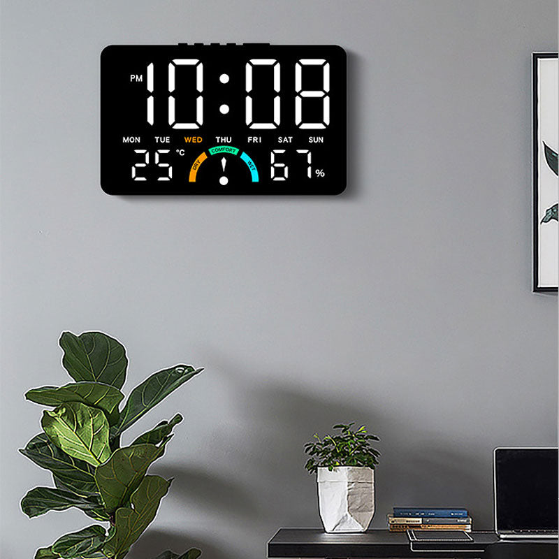 Digital Alarm Clock with Temperature & Humidity Display