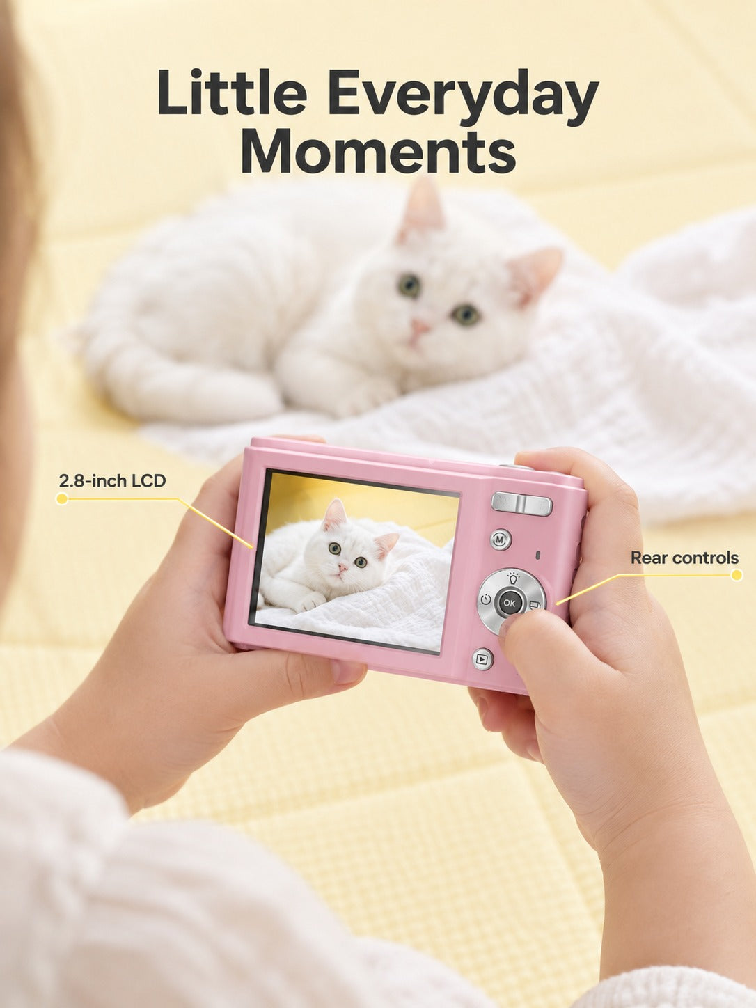 Digital Camera for Kids 48MP With 2.8 Inch LCD Screen