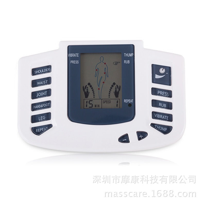 Electronic Pulse Massager with Foot Therapy Slippers