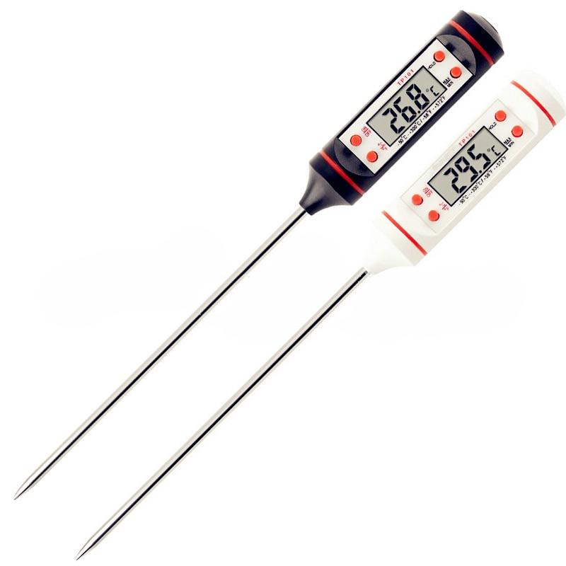 Digital Meat Thermometer With Long Probe and LCD