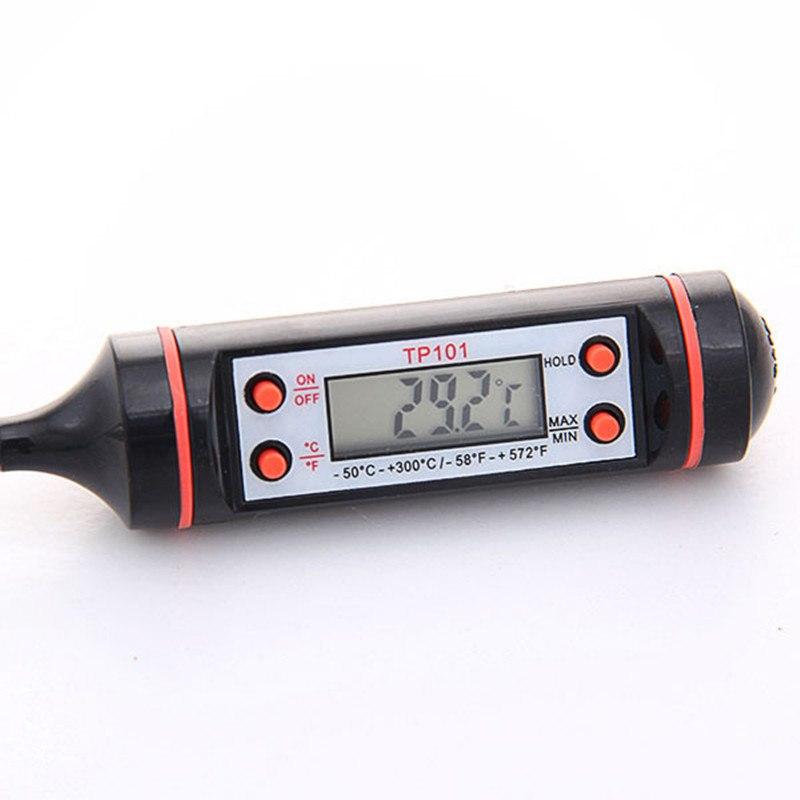 Digital Meat Thermometer With Long Probe and LCD