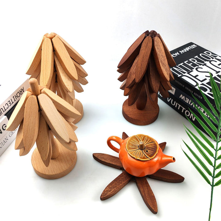 Wooden Dining Mat for Heat-Resistant Tabletop Decor