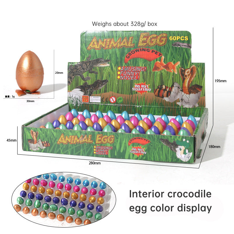 Dinosaur Egg Hatch Toys – 60pc Water Surprise Set