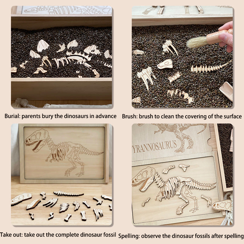 Dinosaur Fossil Excavation Kit for Screen-Free Play