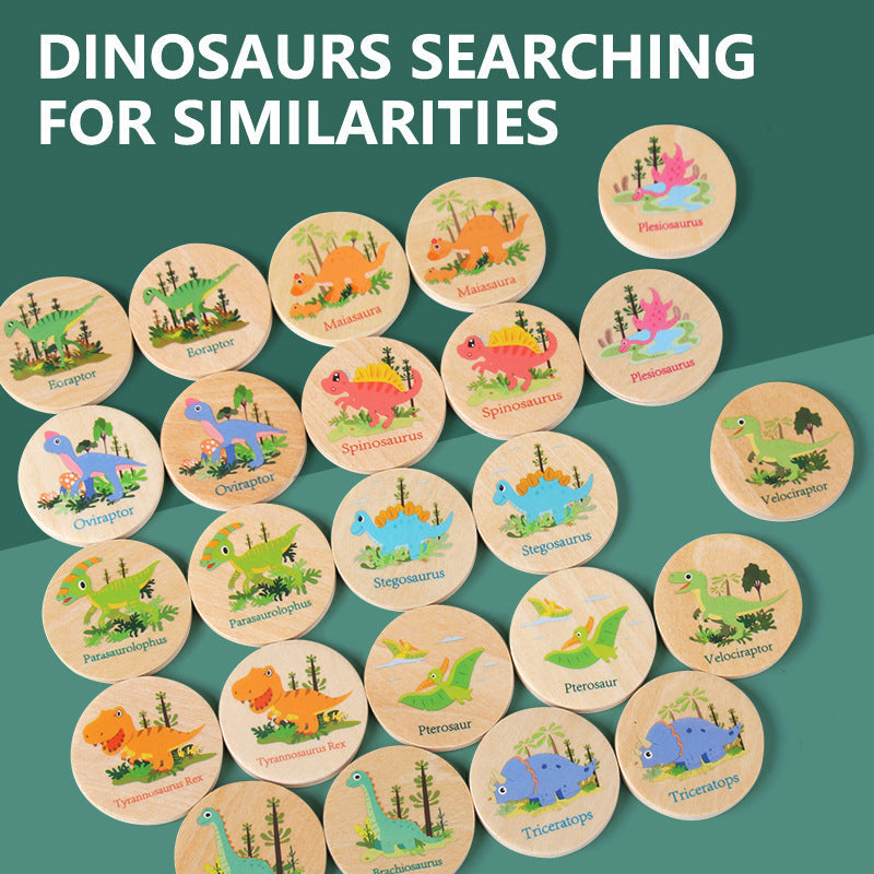 Dinosaur Memory Matching Game for Screen-Free Learning