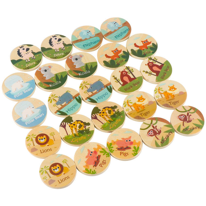 Dinosaur Memory Matching Game for Screen-Free Learning