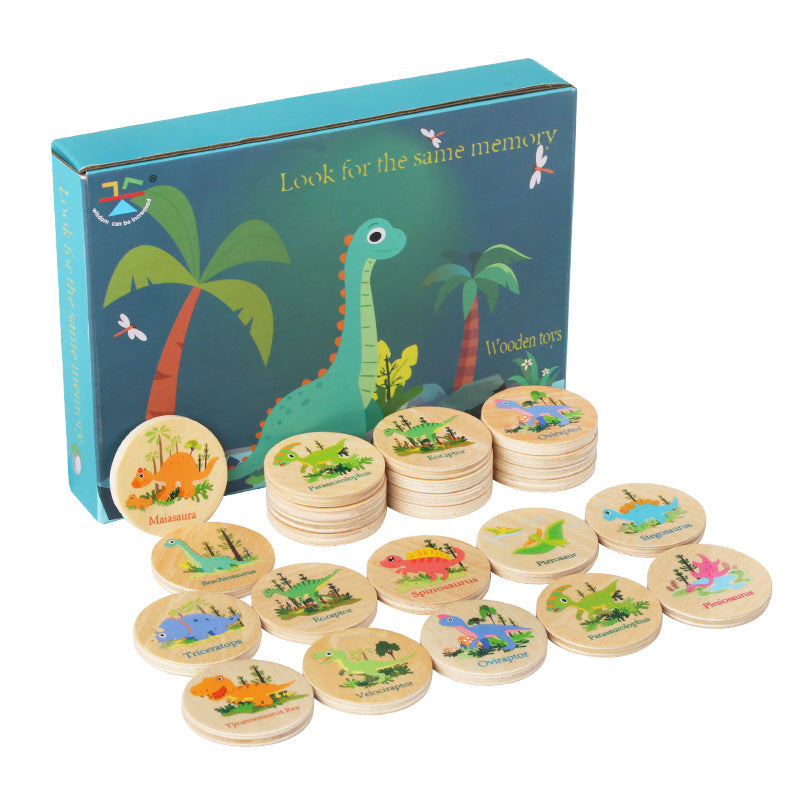 Dinosaur Memory Matching Game for Screen-Free Learning